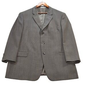 Joseph‎ Abboud Nordstrom Mens Blazer 48L Wool Gray Sport Coat *Read